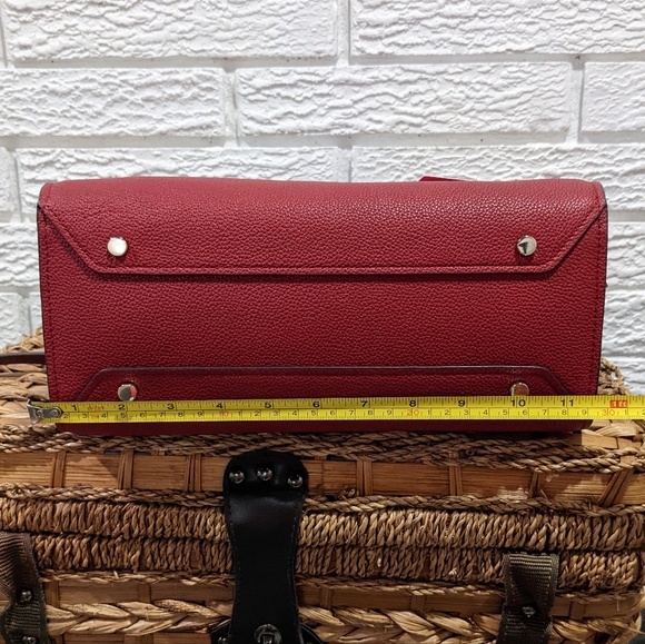 NWT Kate Spade red currant pebbled leather MD satchel - Picture 9 of 11